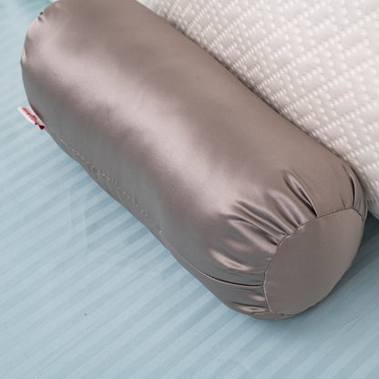 Satin Accent Poly Fibre Square Small Size Bolster