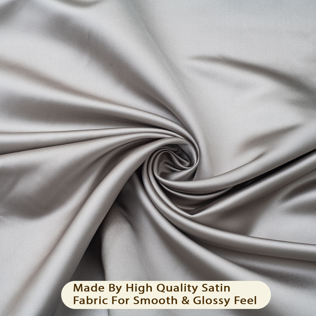 Satin Accent Poly Fibre Square Small Size Bolster