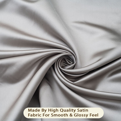 Satin Accent Poly Fibre Square Small Size Bolster