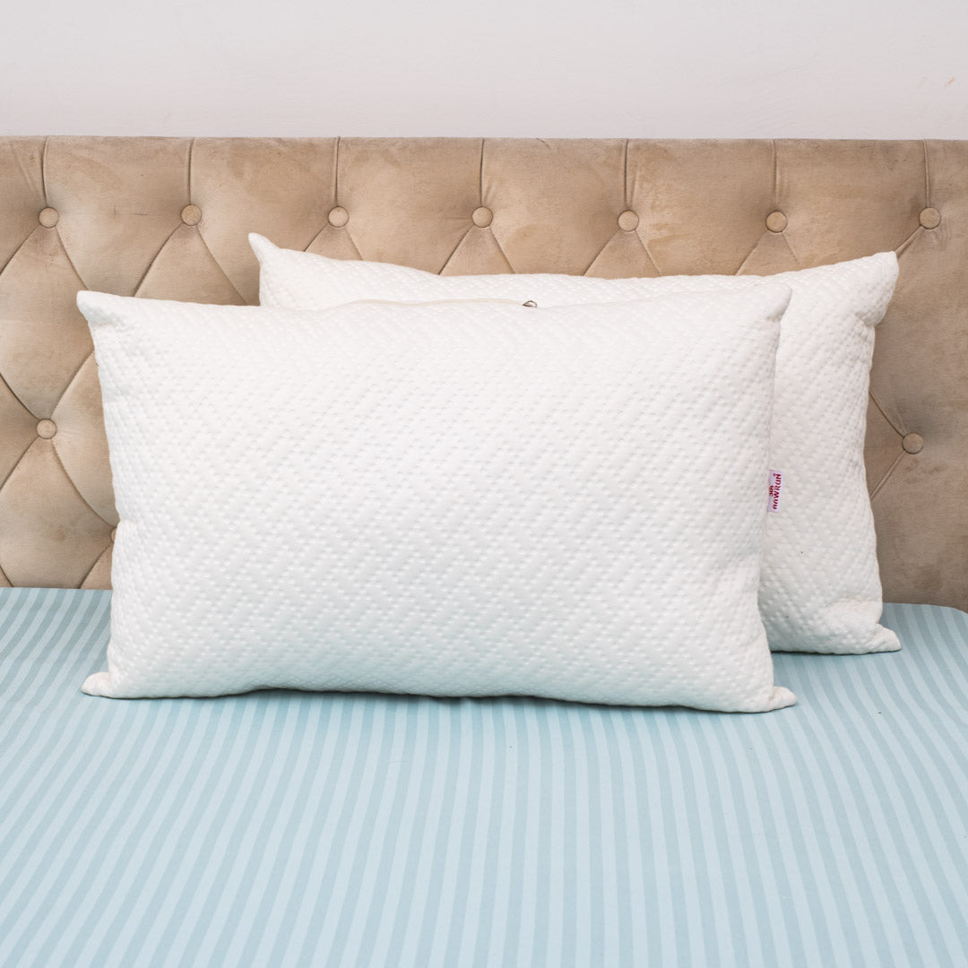 Viscose Jacquard Quilted Accent Poly Fibre Rectangle Large Size Pillow