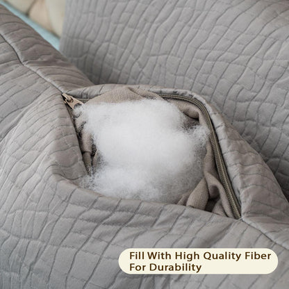 Jacquard Quilted Accent Poly Fibre Rectangle Large Size Pillow