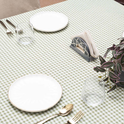 Checkered Plaid Tablecloth