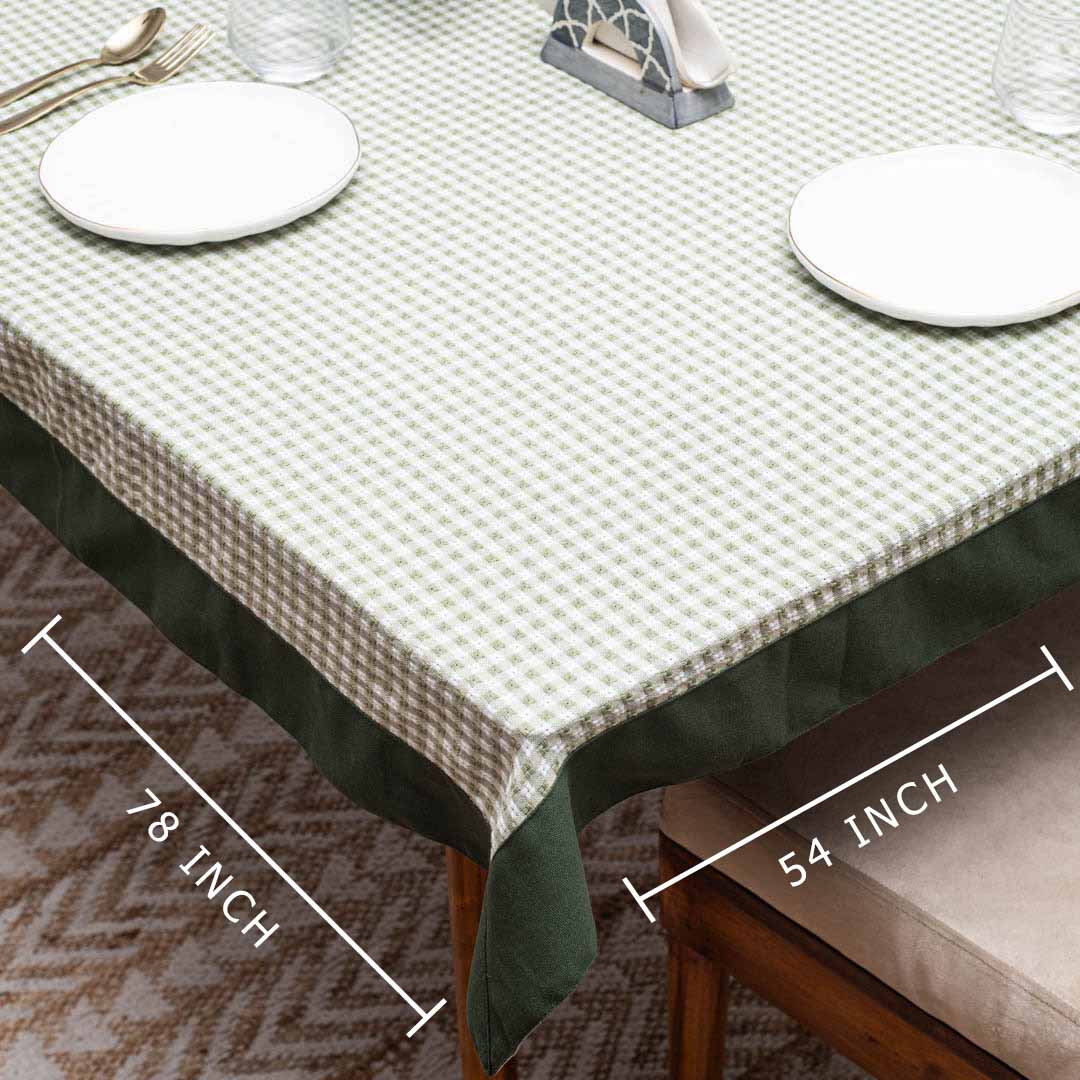 Checkered Plaid Tablecloth