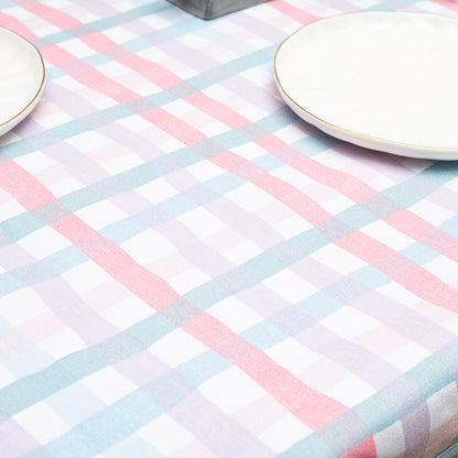 Cotton Check Tablecloth