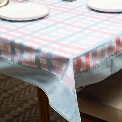 Cotton Check Tablecloth