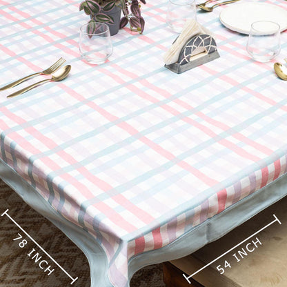 Cotton Check Tablecloth