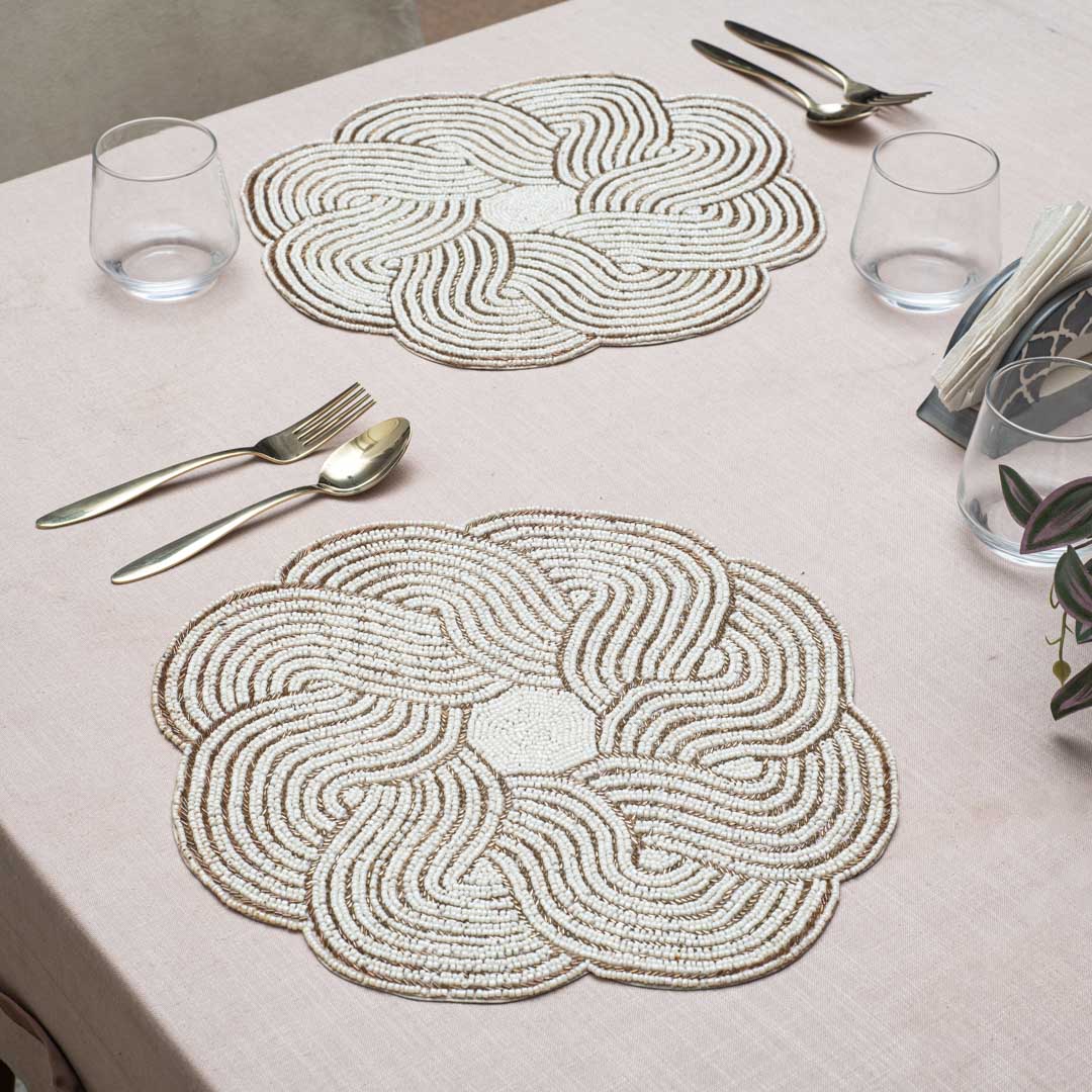 Handcrafted Woven Knot Table Mat