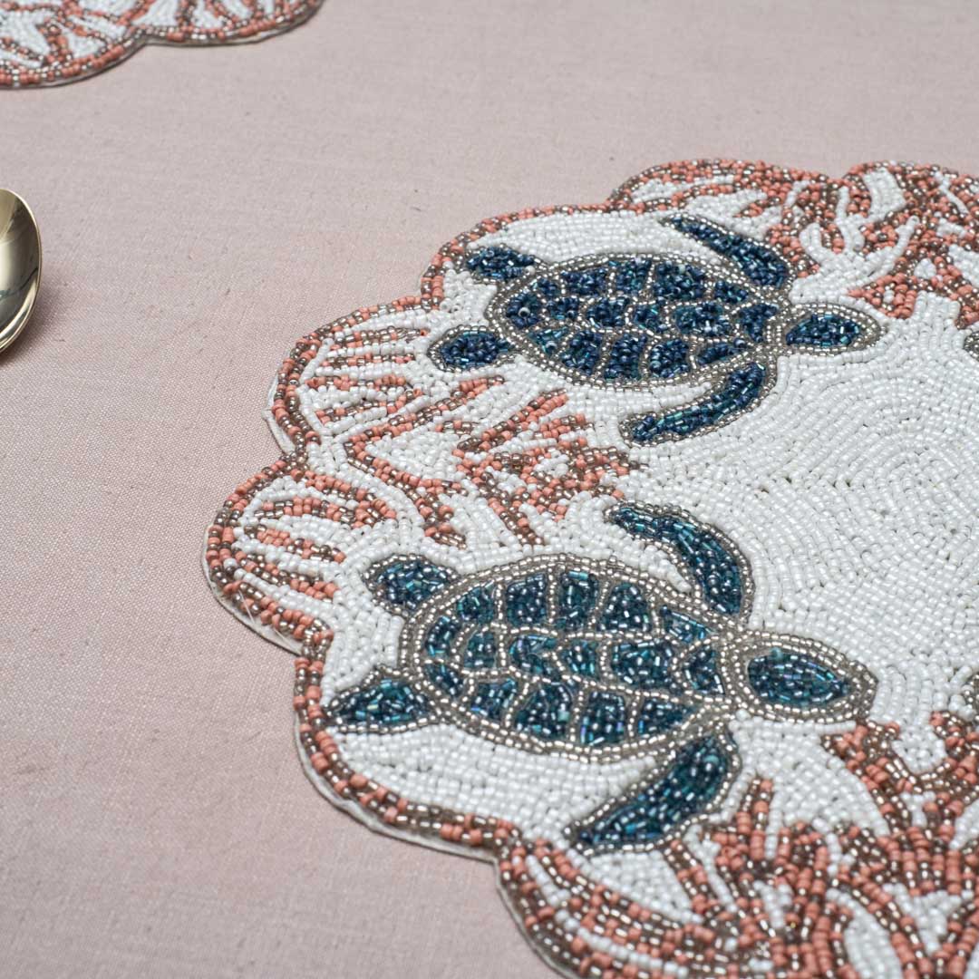 Handcrafted Ocean Life Table Mat
