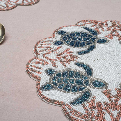 Handcrafted Ocean Life Table Mat
