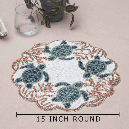 Handcrafted Ocean Life Table Mat