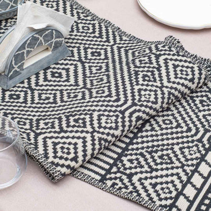 Geometric Diamond Table Runner