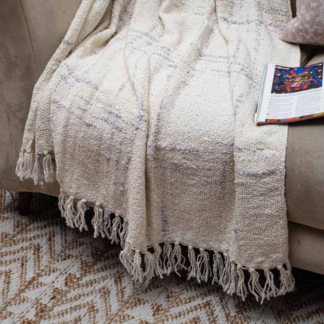 Boho Speckle Cozy Sofa Throw