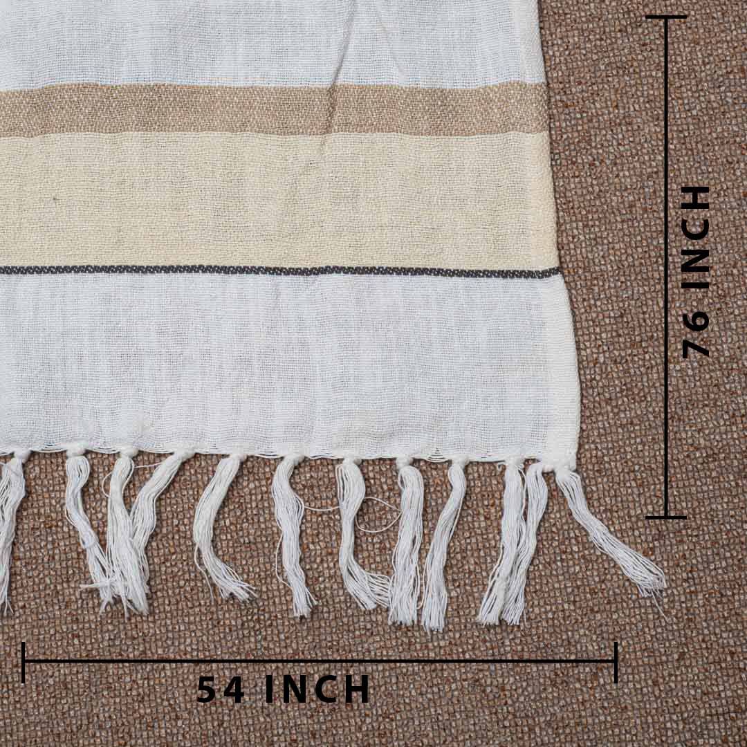 Classic Cabana Stripe Cozy Sofa Throw