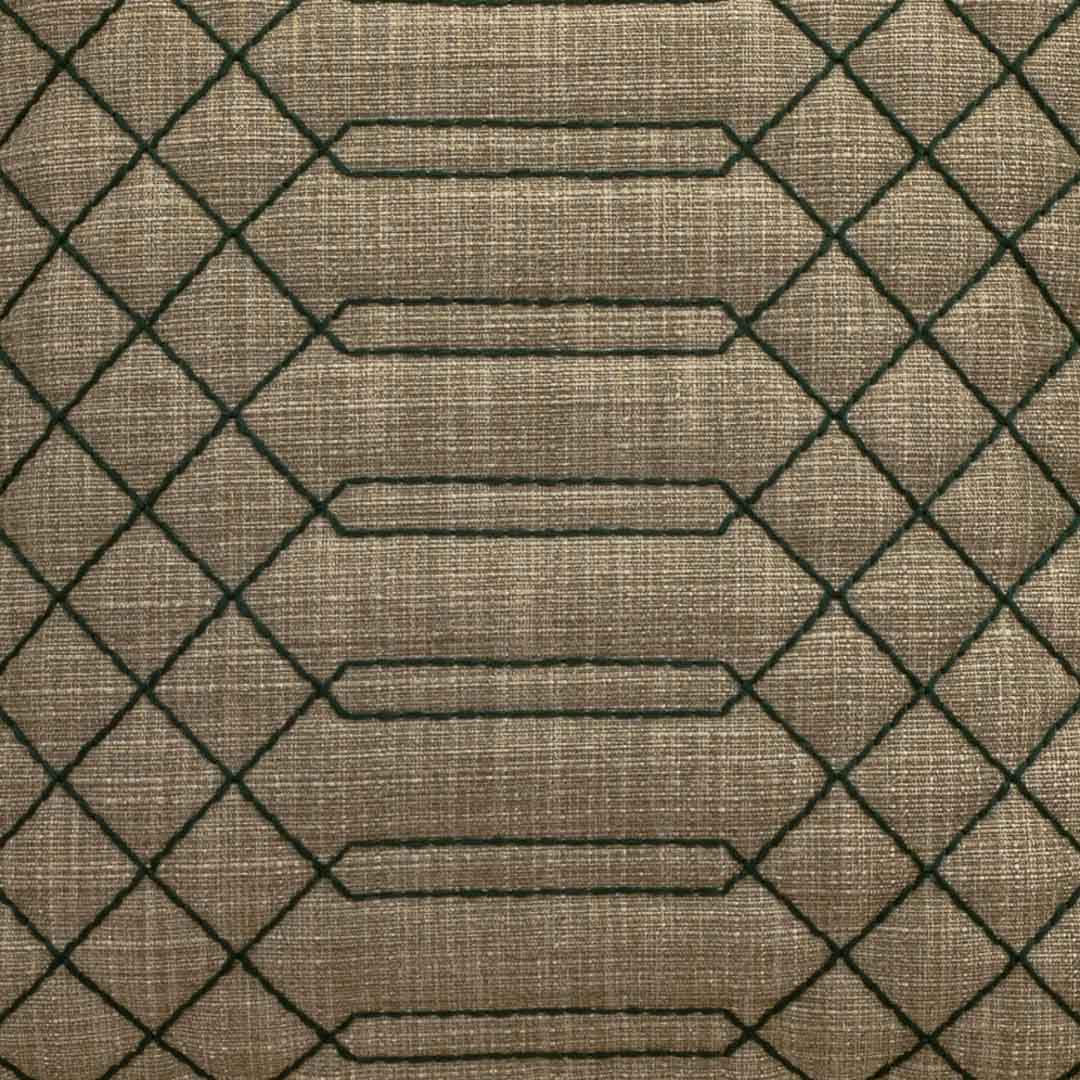 GridWeave Green Jute Cushion Cover – 16x16 Inch Stylish Home Décor