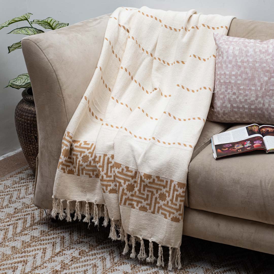 Boho Tribal Cozy Sofa Throw