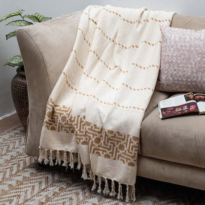 Boho Tribal Cozy Sofa Throw