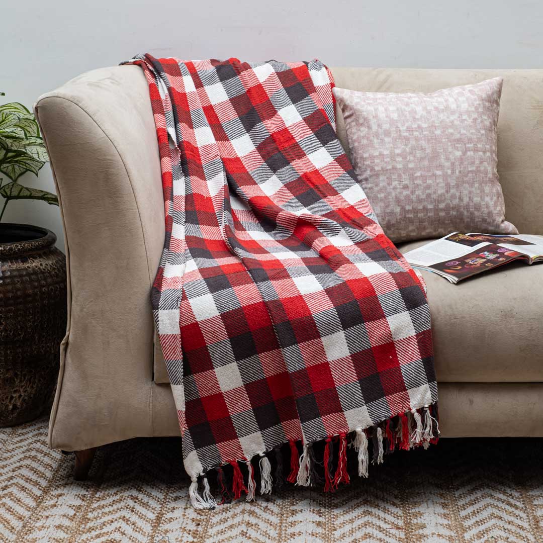 Buffalo Check Cozy Sofa Throw
