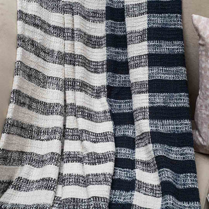 Chevron Tassel Cozy Sofa Throw