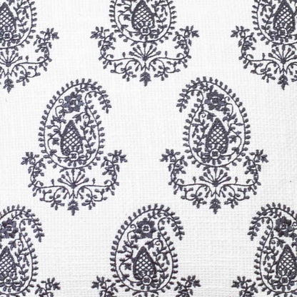 Premium Asian Multi Paisley Embroidery Cushion Cover