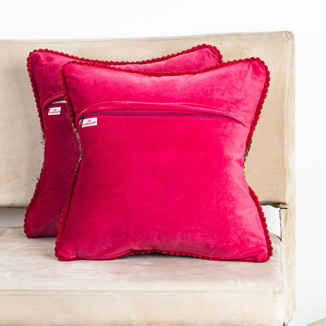 Vibrant Confetti Tweed Mix Colour Cushion Cover