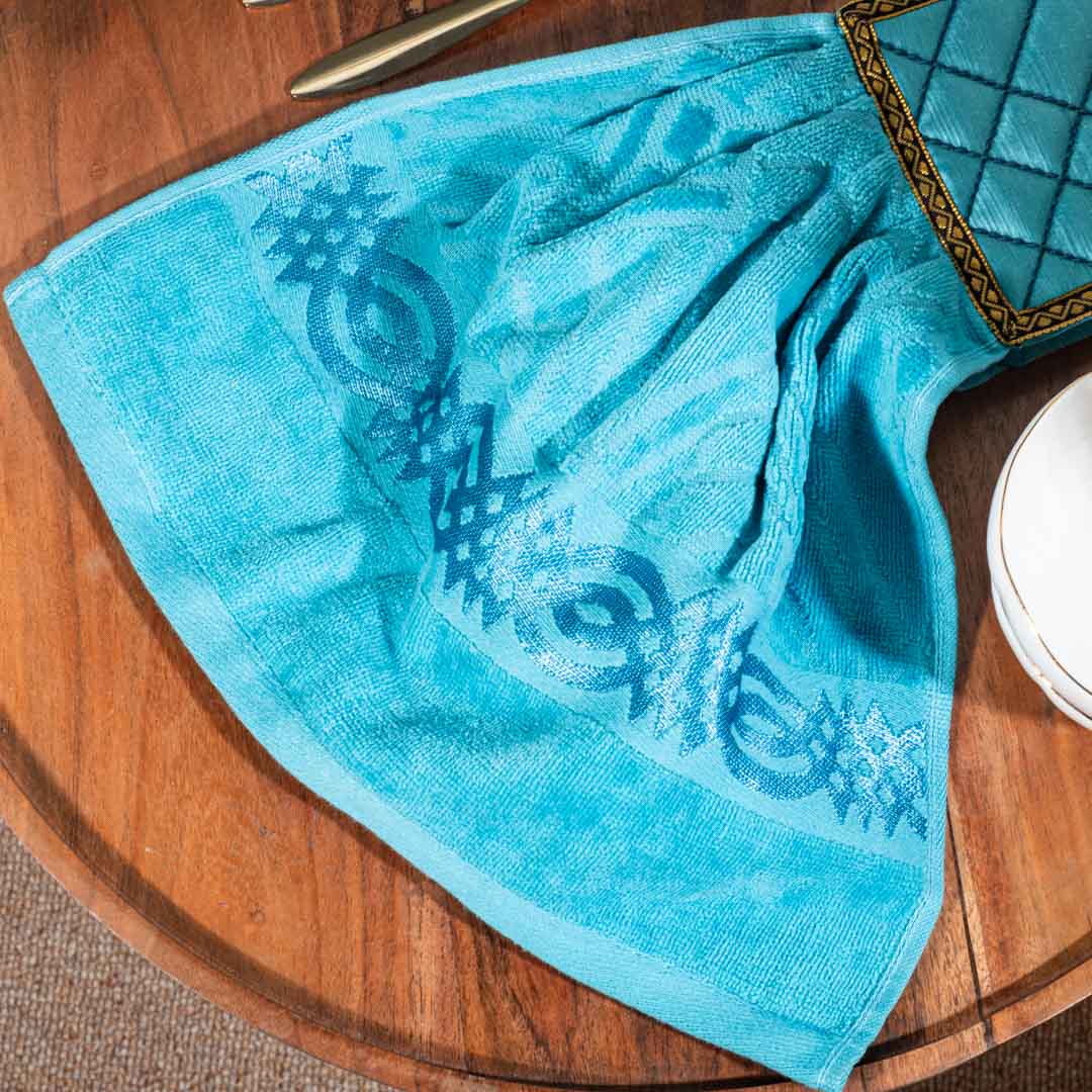 Luxury Kitchen Towel with Satin Quilted
