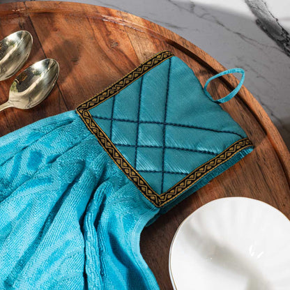 Luxury Kitchen Towel with Satin Quilted
