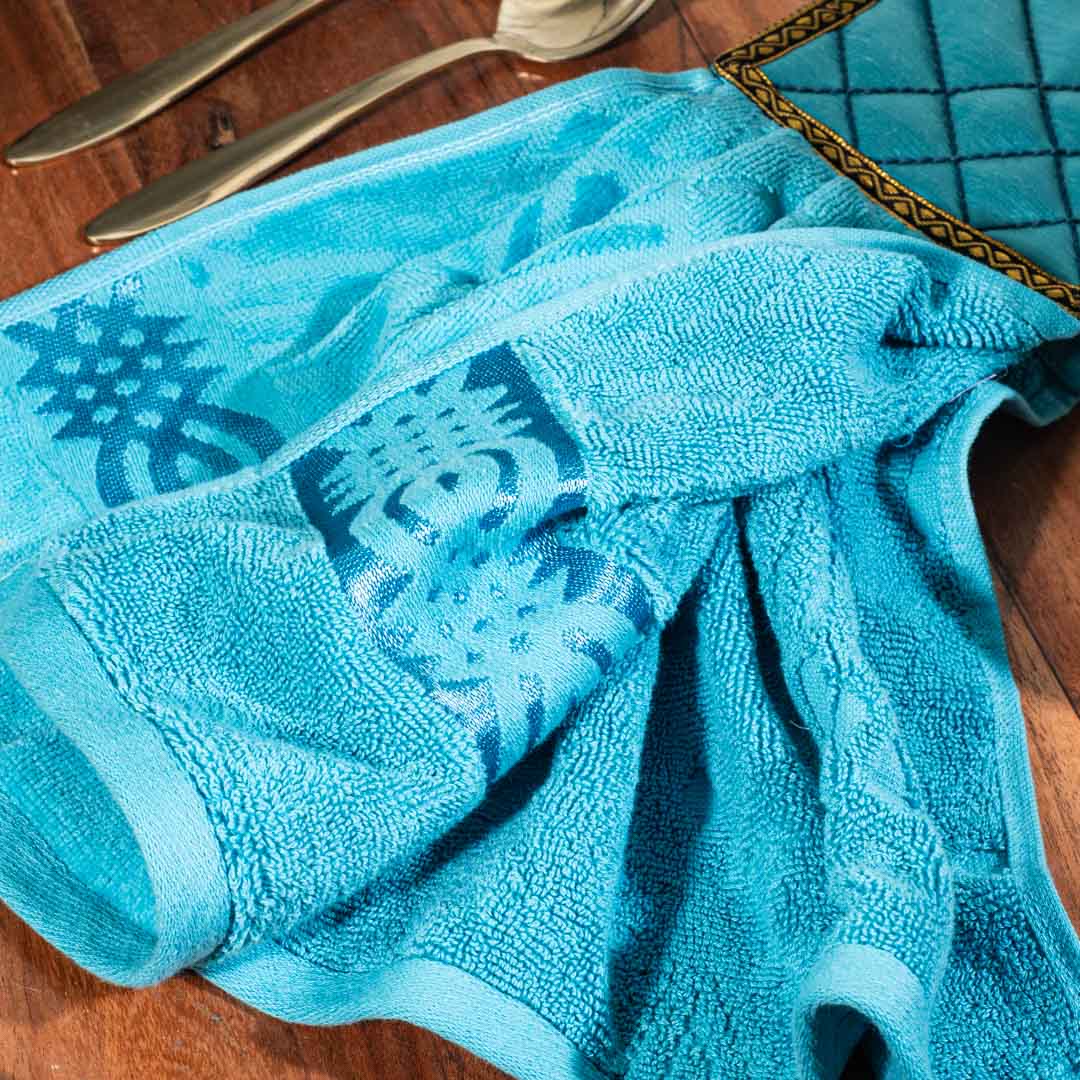 Luxury Kitchen Towel with Satin Quilted