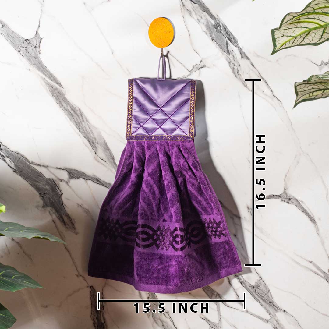 Luxury Kitchen Towel with Satin Quilted