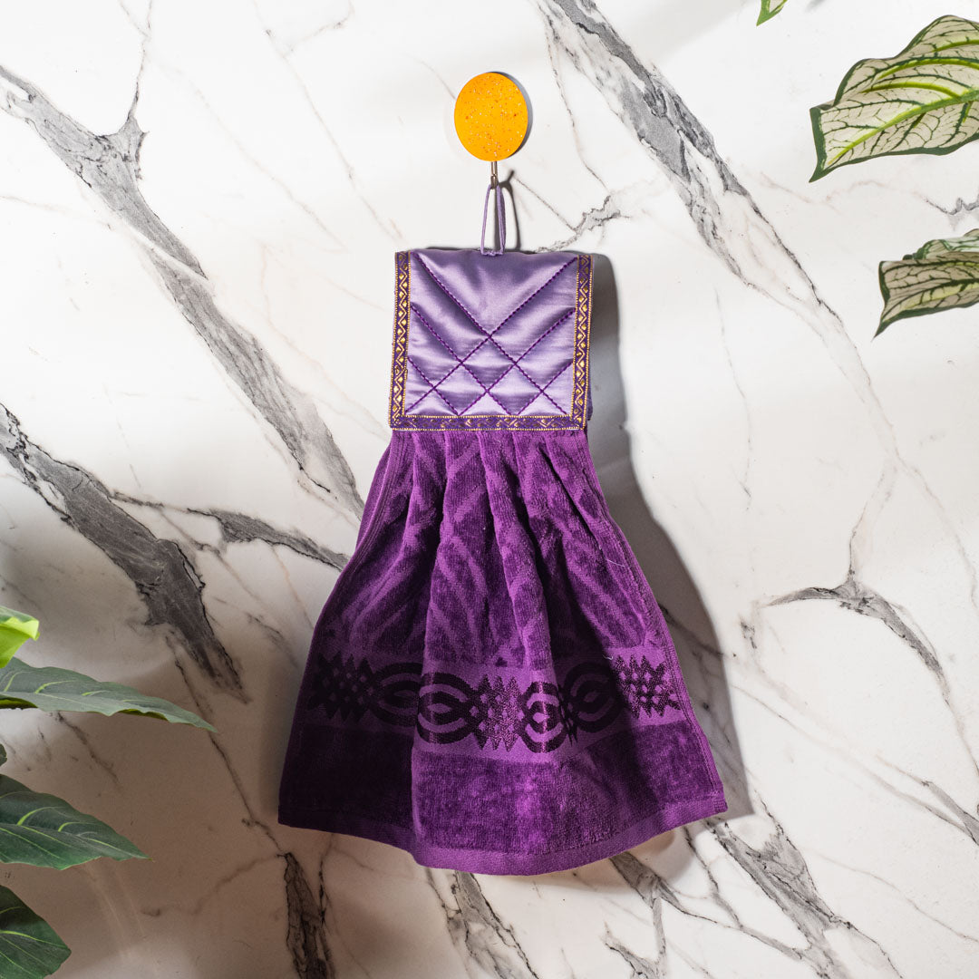 Luxury Kitchen Towel with Satin Quilted
