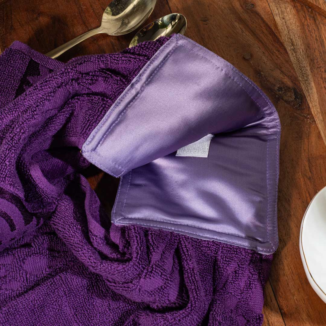 Luxury Kitchen Towel with Satin Quilted