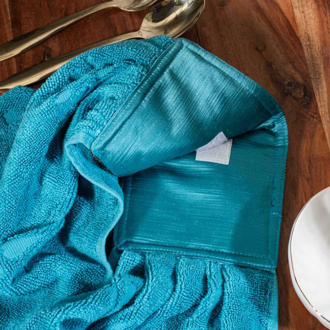 Luxury Kitchen Towel with Satin Quilted