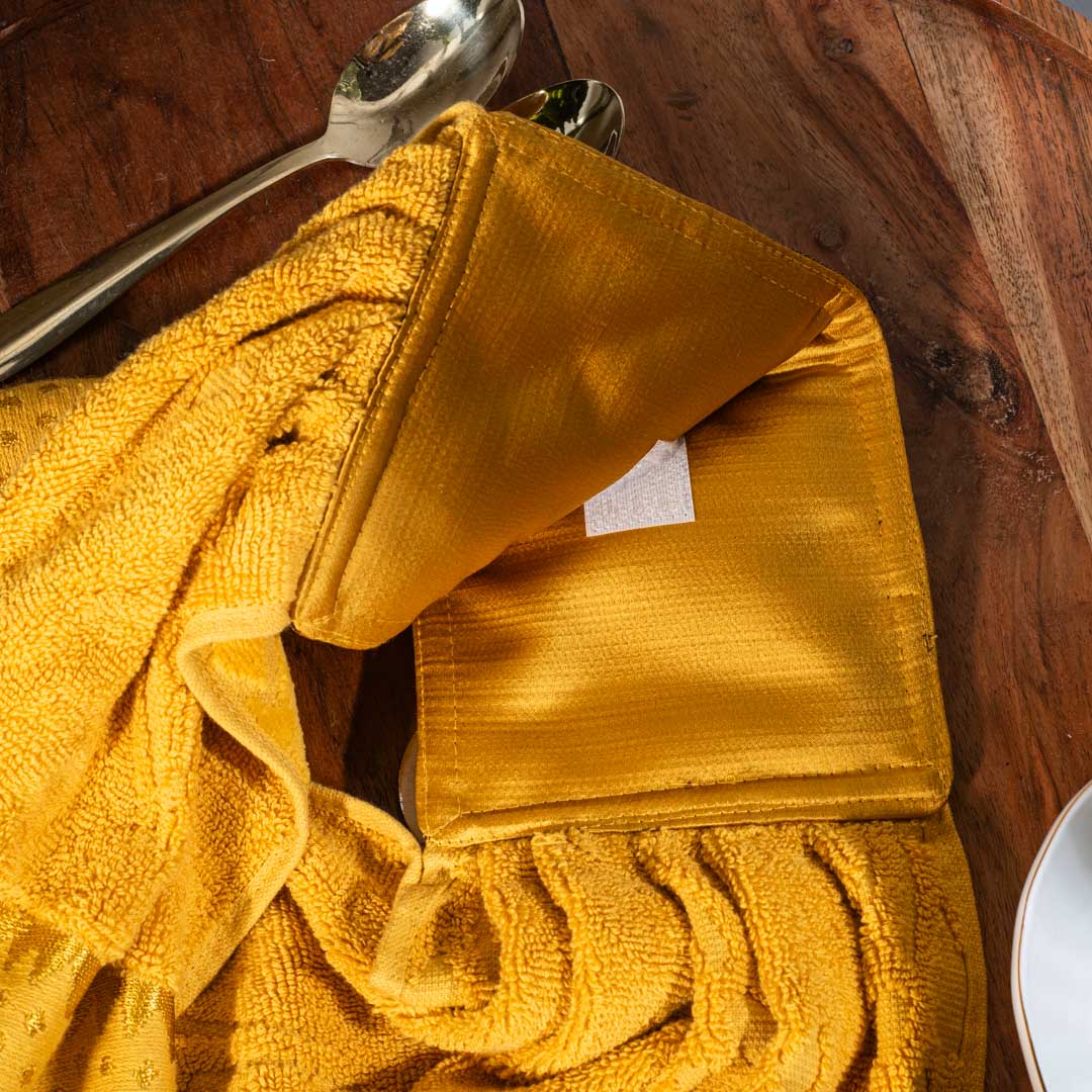 Luxury Kitchen Towel with Satin Quilted