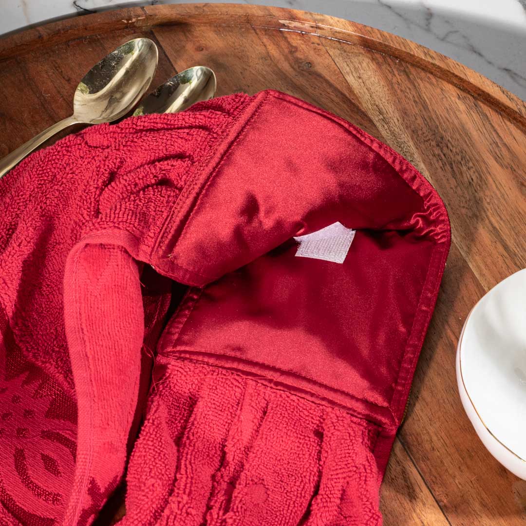 Luxury Kitchen Towel with Satin Quilted