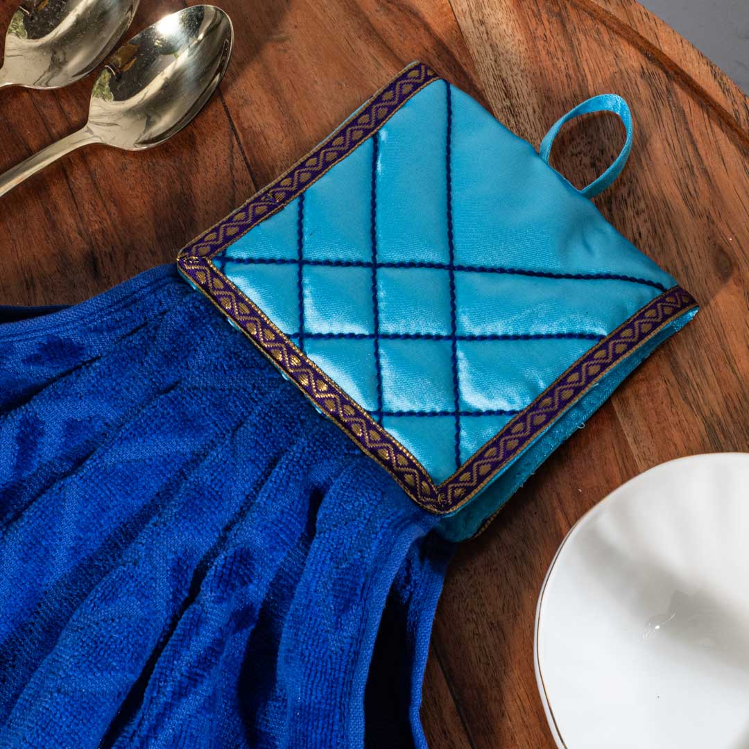 Luxury Kitchen Towel with Satin Quilted
