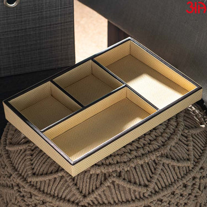 Beige Organizer Tray (4 PKT)