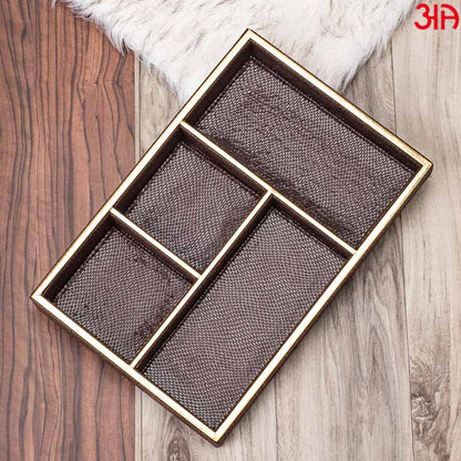 Brown Organizer Tray (4 PKT)