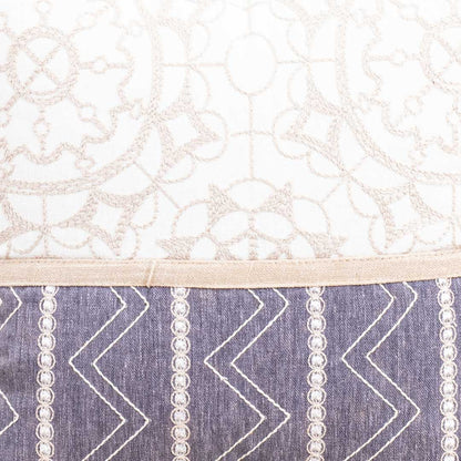 Unique Dual-Pattern Grey Cotton 16x16&