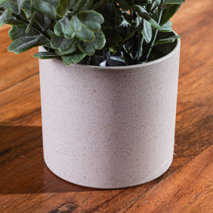 Peach Artificial Flower Pot – 8×20cm PVC Plastic &amp; Nylon