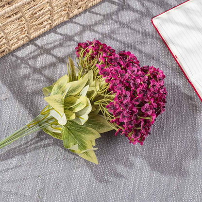 Pink Artificial Flower Bunch – 45cm PVC &amp; Nylon