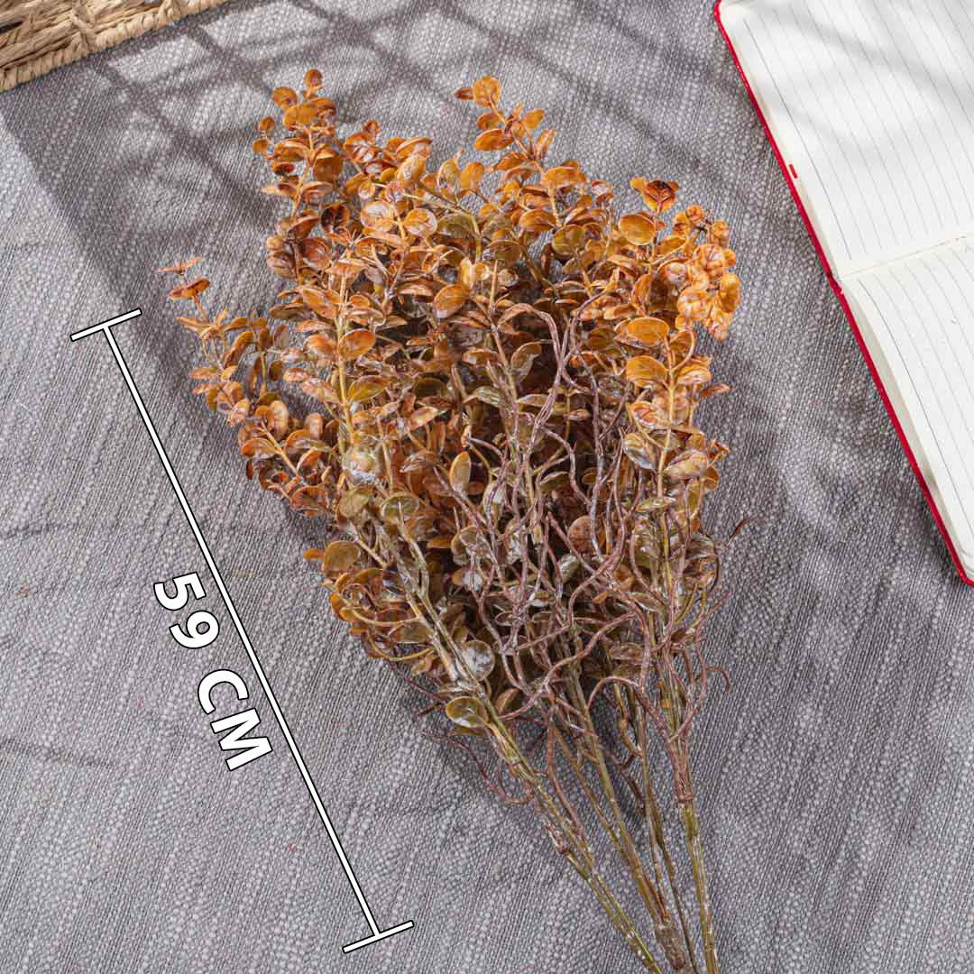 Rustic Yellow Artificial Flower Bunch – 59cm PVC &amp; Nylon