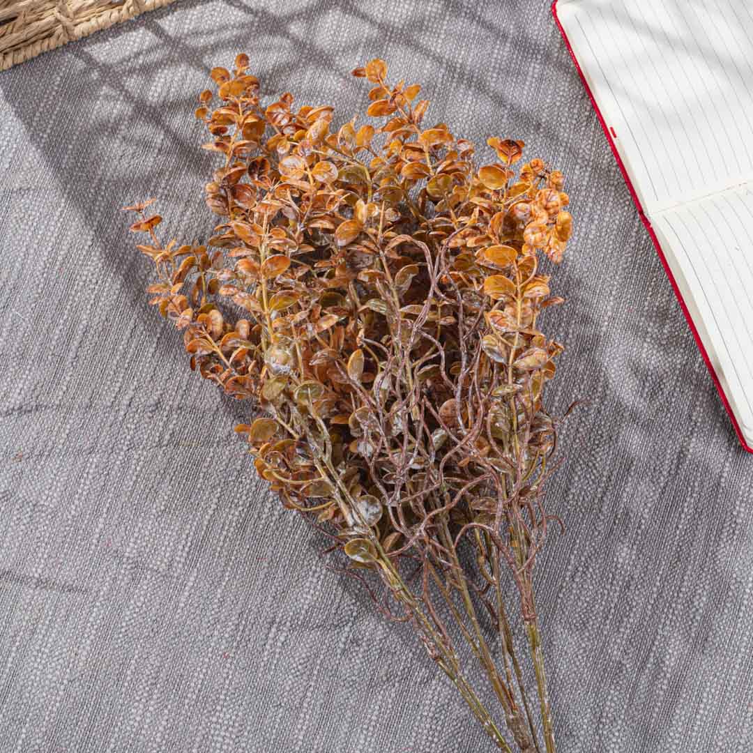 Rustic Yellow Artificial Flower Bunch – 59cm PVC &amp; Nylon