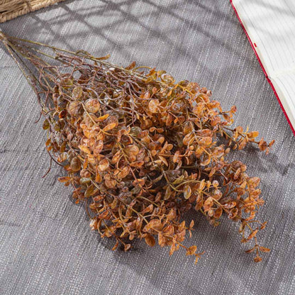 Rustic Yellow Artificial Flower Bunch – 59cm PVC &amp; Nylon