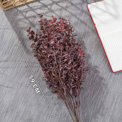 Brown Artificial Flower Bunch – 59cm PVC &amp; Nylon