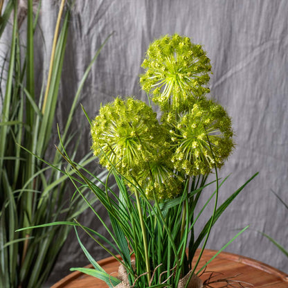 Green Artificial Flower Bunch – 12×50cm PVC Plastic &amp; Nylon