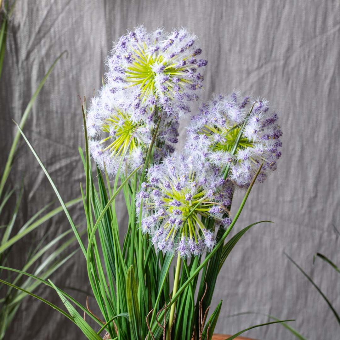 Lite Violet Artificial Flower Arrangement – 12×50cm PVC Plastic &amp; Nylon