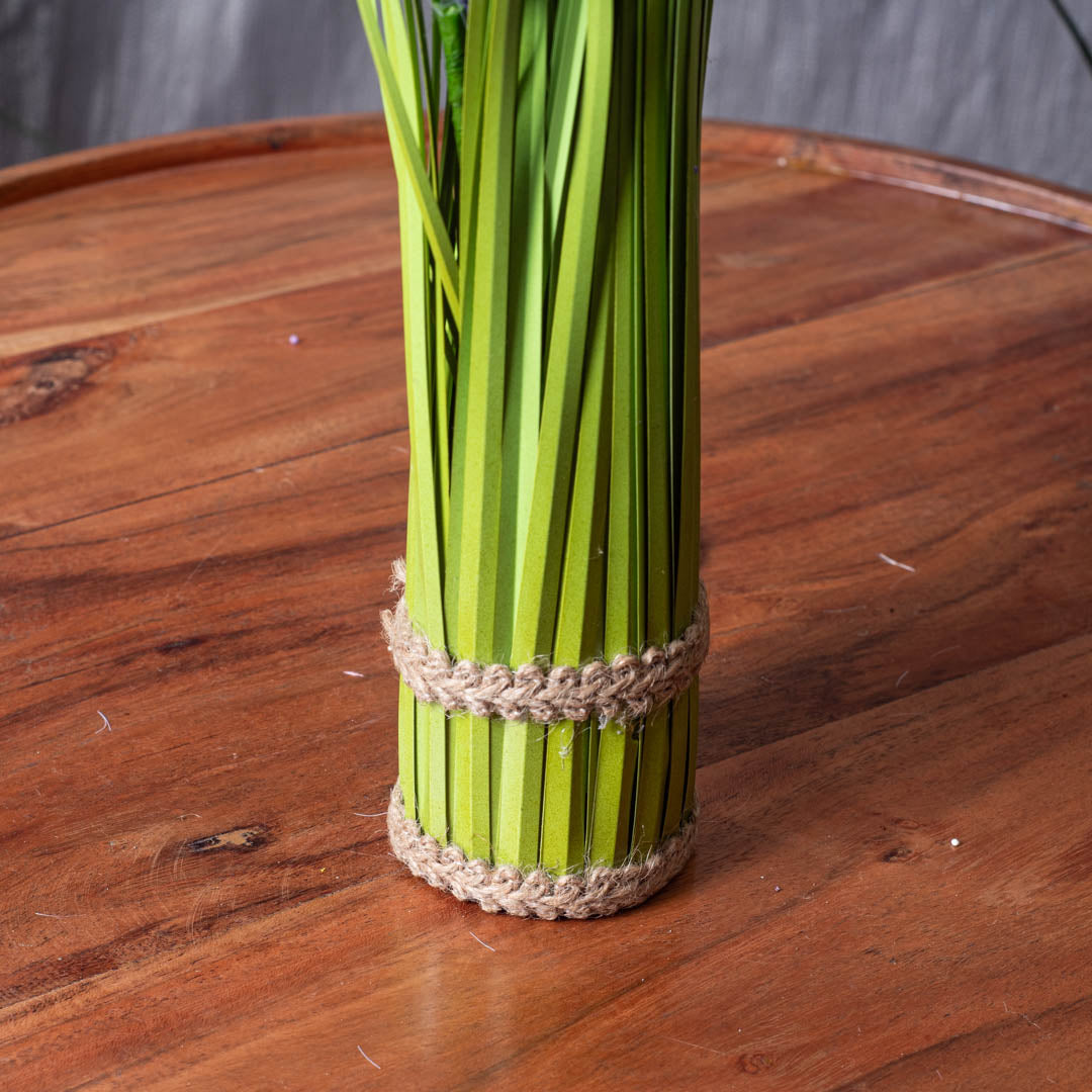 Violet Artificial Flower Bunch – 6×42cm PVC Plastic &amp; Nylon