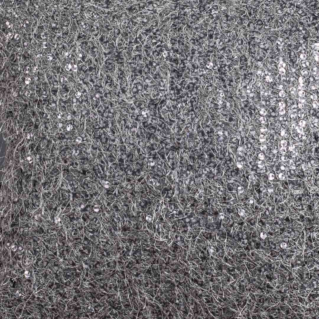 SequinWeave Antique Polyester Cushion Cover – 16x16 Inch Stylish Home Décor