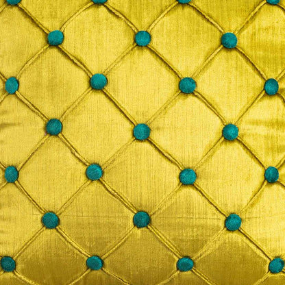 DotGrid Black-Red Velvet Cushion Cover – 16x16 Inch Stylish Home Décor