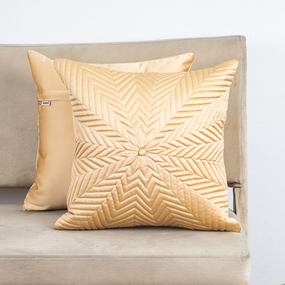 StarQuilt Blue Satin Cushion Cover – 16x16 Inch Stylish Home Décor