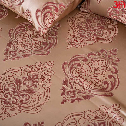 Copper king size bedcover set